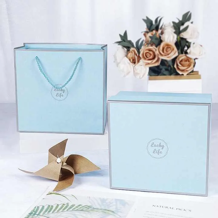 صندوق هدايا عيد ميلاد-Custom Logo Happy Birthday Gift Box