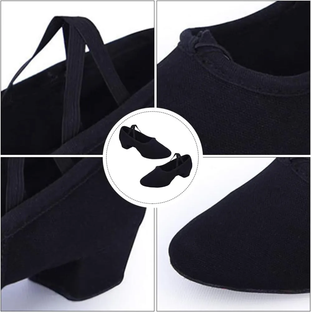 1 Pair Women's Dance Shoes Ballet Low Heels Yoga Ballet Shoes for Women Girls