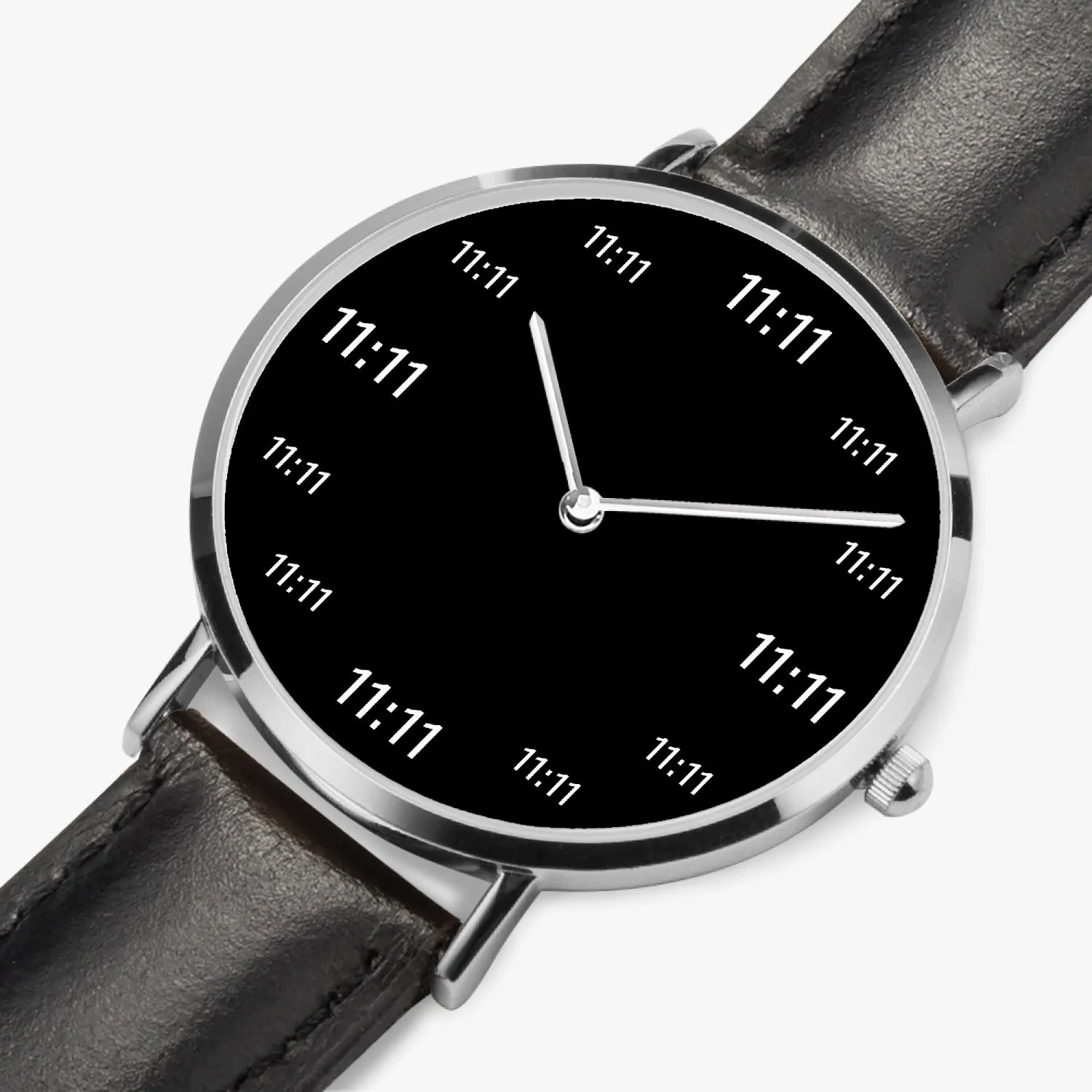 11:11 Eleven Eleven Magic Number Thin Quartz Watch