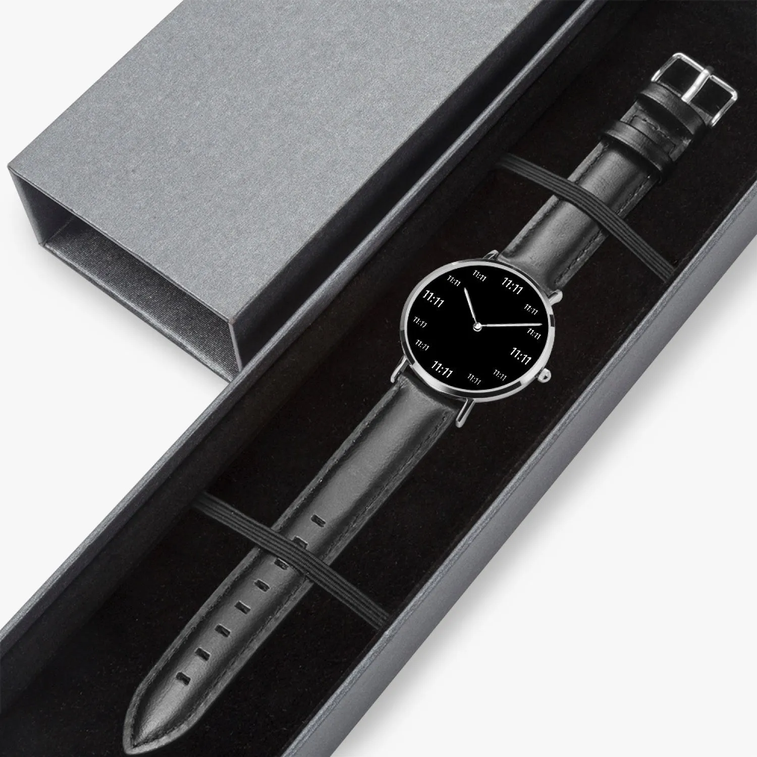11:11 Eleven Eleven Magic Number Thin Quartz Watch