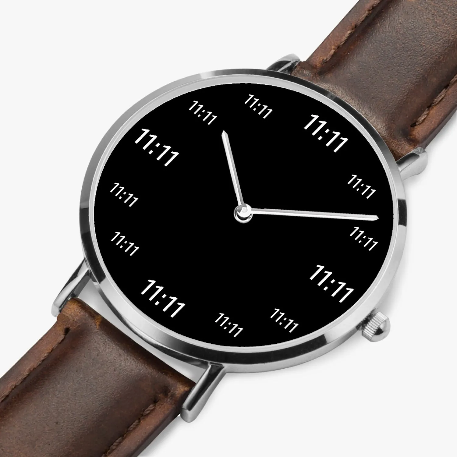 11:11 Eleven Eleven Magic Number Thin Quartz Watch