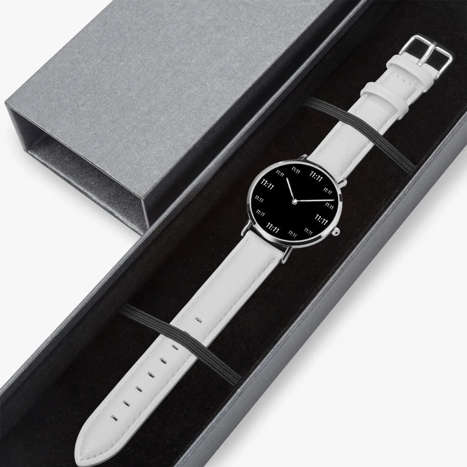 11:11 Eleven Eleven Magic Number Thin Quartz Watch