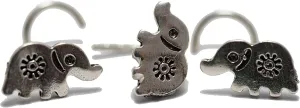 18, 20 Gauge earrings,Elephant, Calf Nose Ring Stud, nose screw, Jewelry Nose Stud, Body Piercing Jewelry, Nose Piercing, Body Jewelry