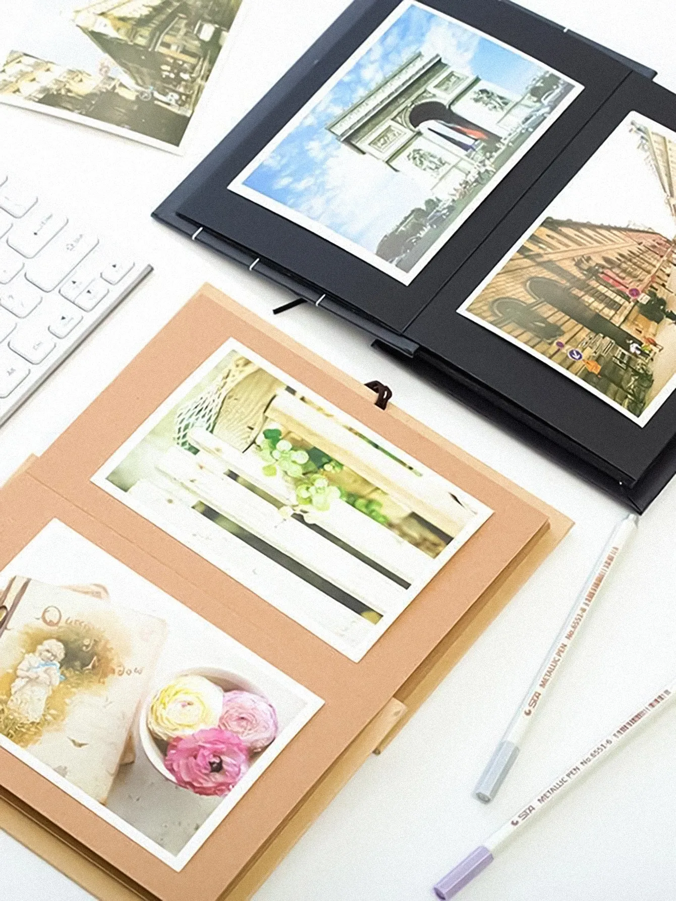 1pc Foldable Random Color Photo Album