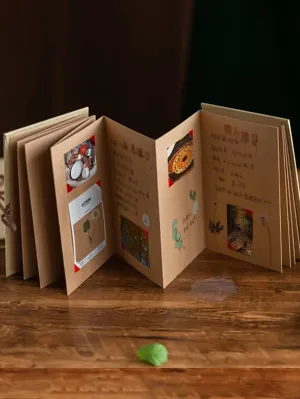 1pc Foldable Random Color Photo Album