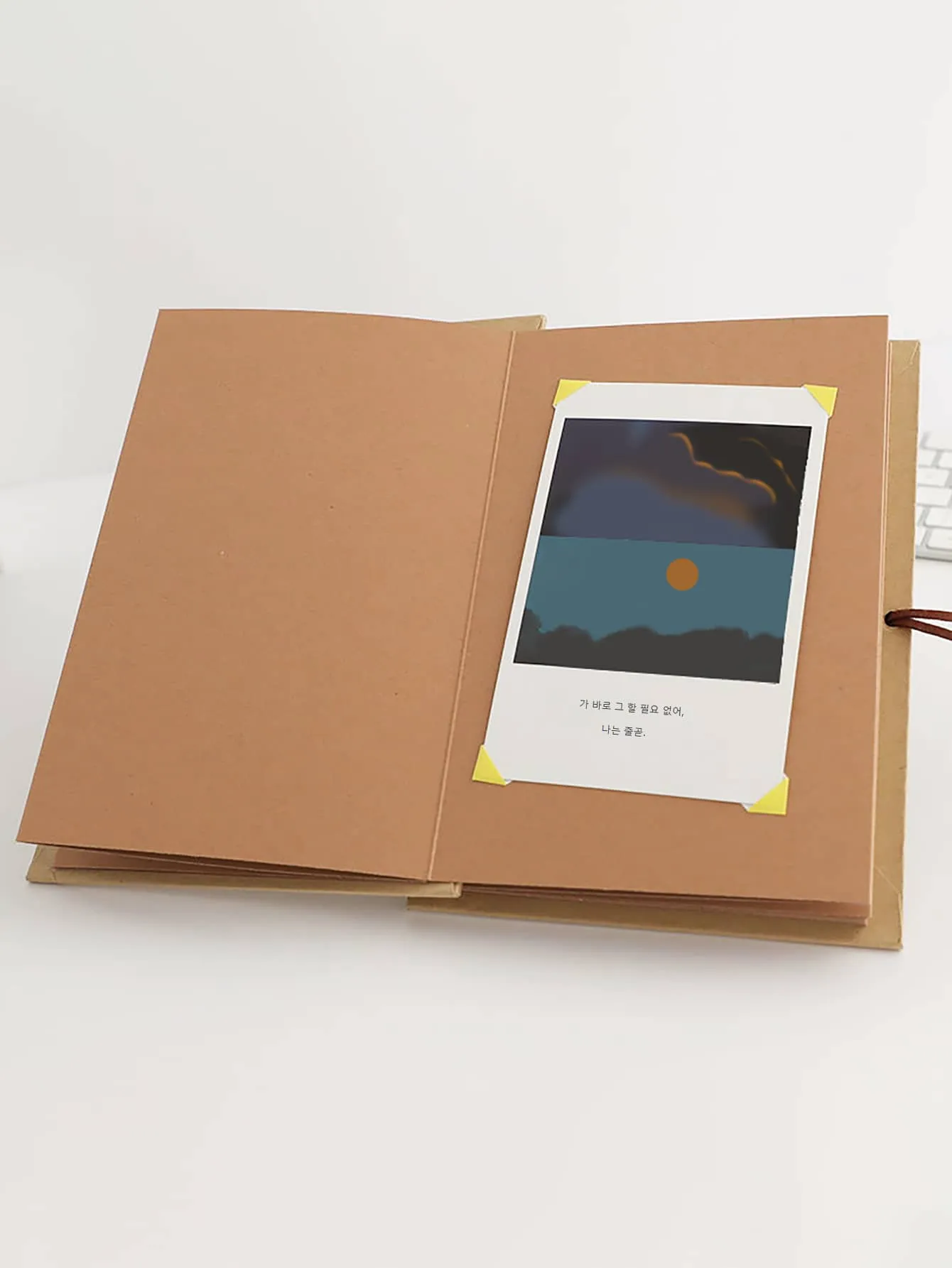 1pc Foldable Random Color Photo Album