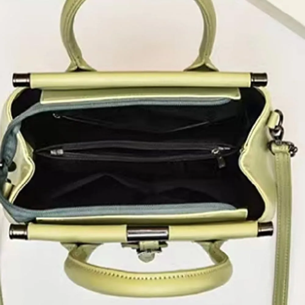 2pcs Women Top Handle Satchel and Purse Faux Leather Totes Shoulder Bags Clutch Wallet