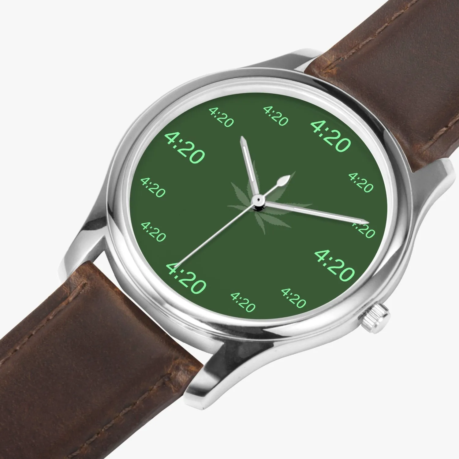 420 Code Green Smoking Hot Quartz Watch