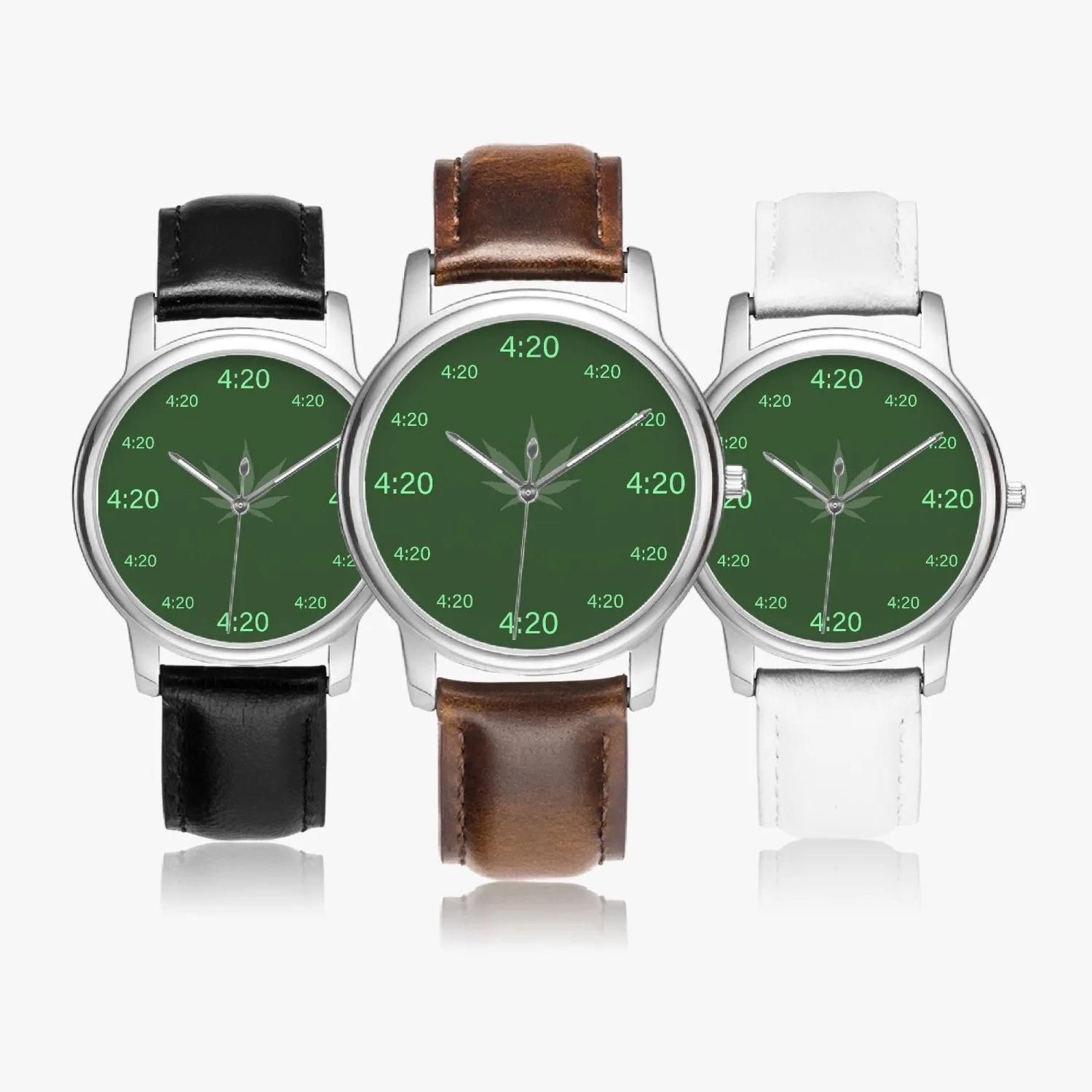 420 Code Green Smoking Hot Quartz Watch