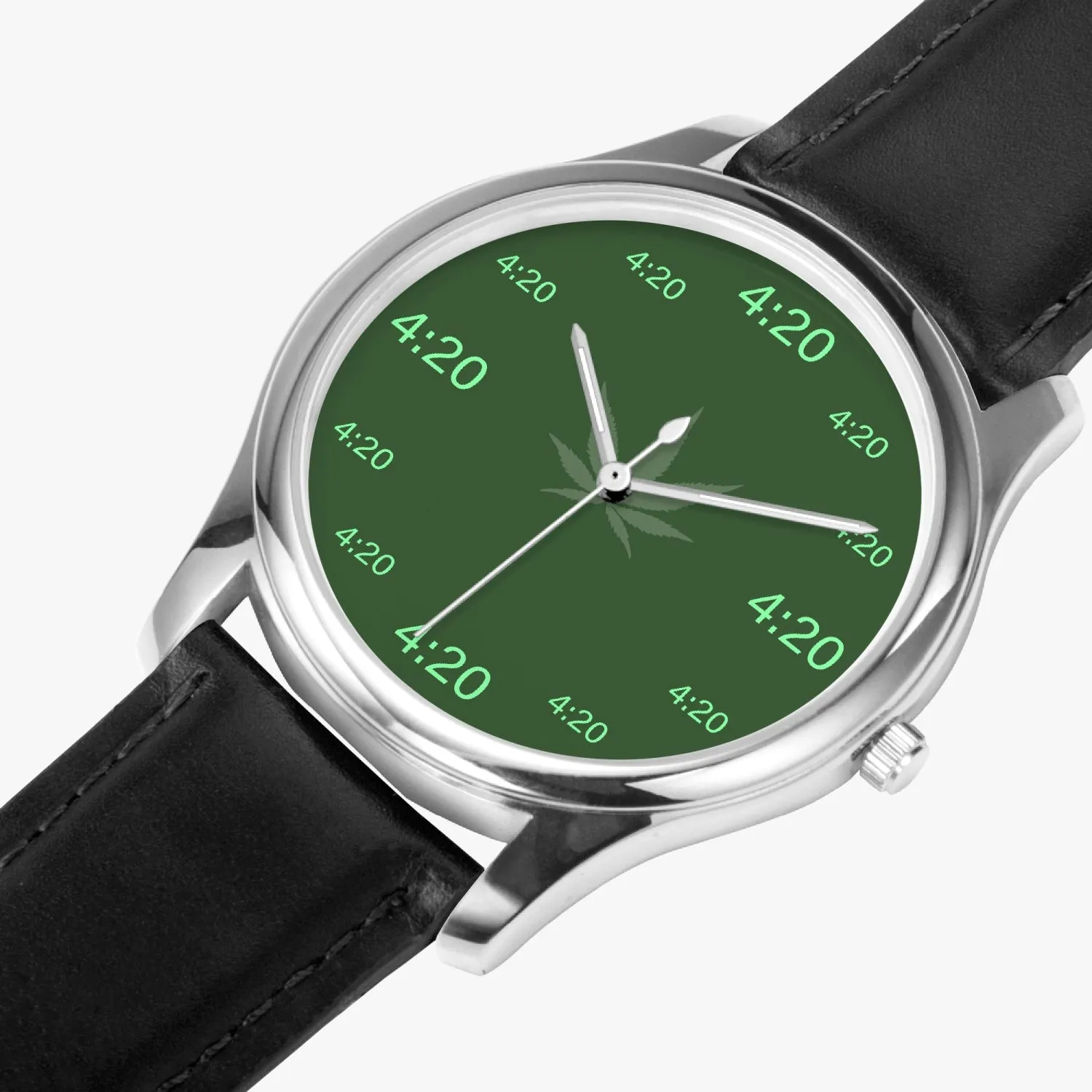 420 Code Green Smoking Hot Quartz Watch