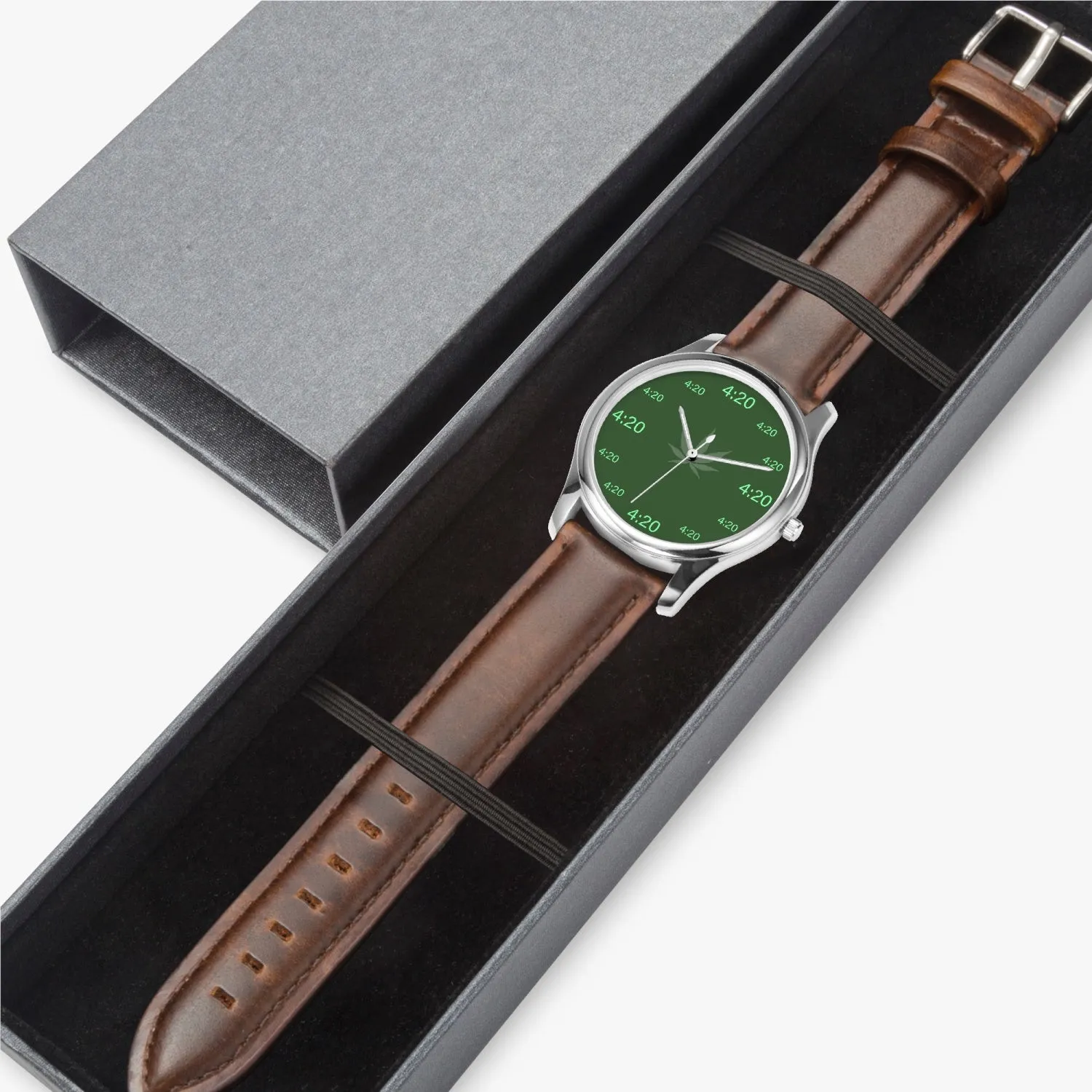 420 Code Green Smoking Hot Quartz Watch