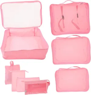 9-piece Set Travel Luggage Organizers Safe Compact Storage Bag Suitcase Packing Cubes for Clothing Makeup Shoes Toiletries