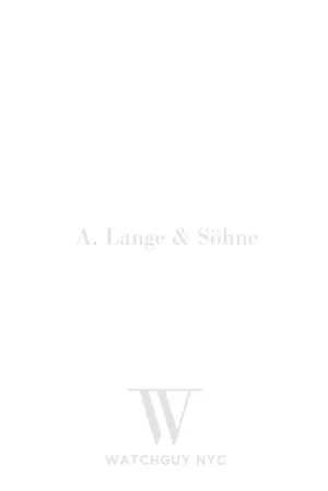 A. Lange & Sohne 1815 Up Down 234.021 Watch