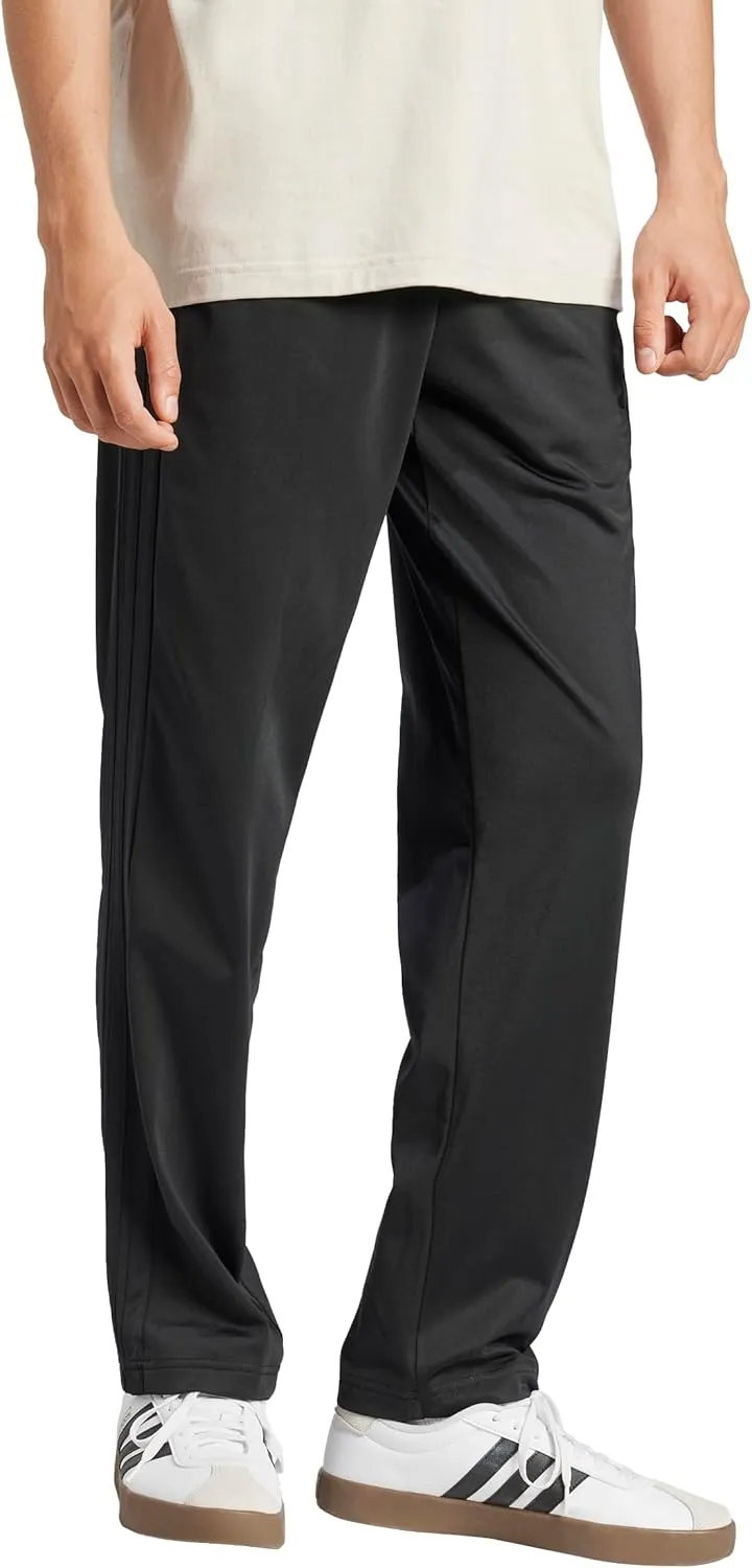 adidas Men's 3-Stripes Tricot Opem Hem Track Pants