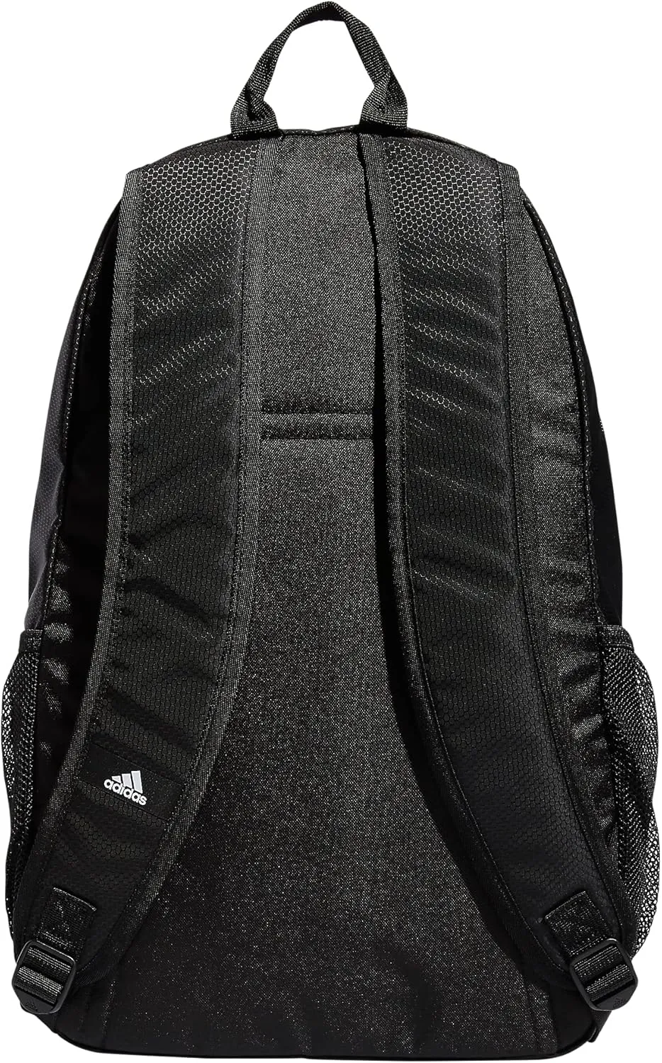 adidas Unisex Foundation Backpack for Laptop, Book Sleeve, Large Durable Athletic Gym Bag, Black/White, One Size