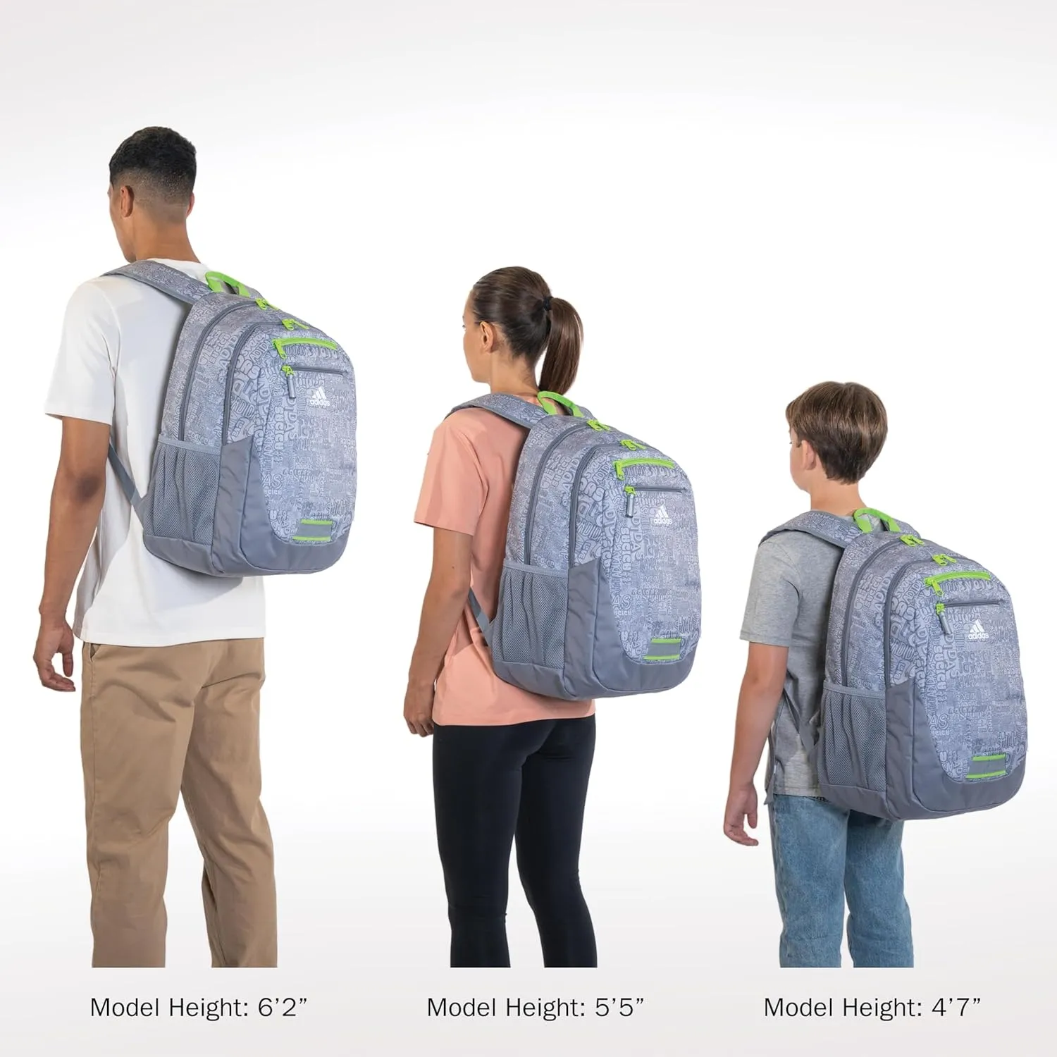 adidas Unisex Foundation Backpack for Laptop, Book Sleeve, Large Durable Athletic Gym Bag, Hall Pass Semi Flash Aqua/Pink Spark, One Size
