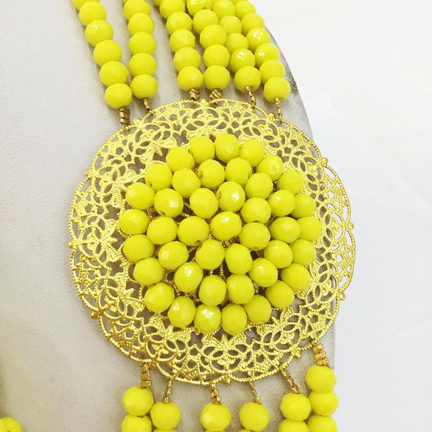 African Jewelry Sets for Women Nigerian Beads Jewelry Set Bridal and Earrings
