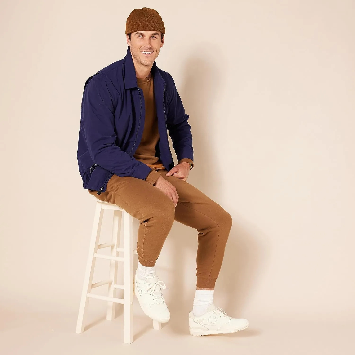Amazon Essentials Men's Fleece Crewneck Sweatshirt (Available in Big & Tall)