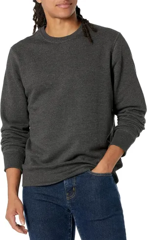 Amazon Essentials Men's Fleece Crewneck Sweatshirt (Available in Big & Tall)