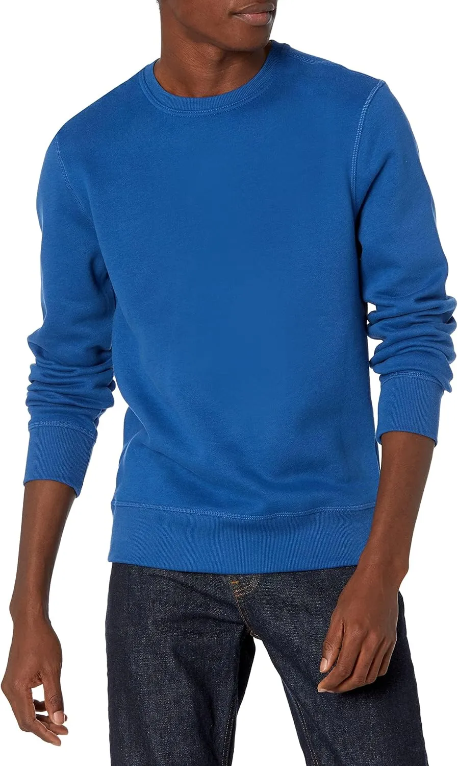 Amazon Essentials Men's Fleece Crewneck Sweatshirt (Available in Big & Tall)