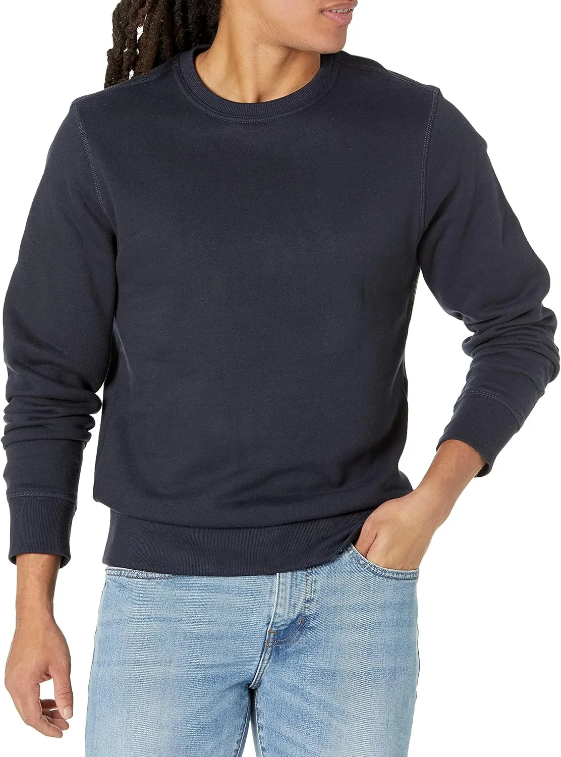 Amazon Essentials Men's Fleece Crewneck Sweatshirt (Available in Big & Tall)