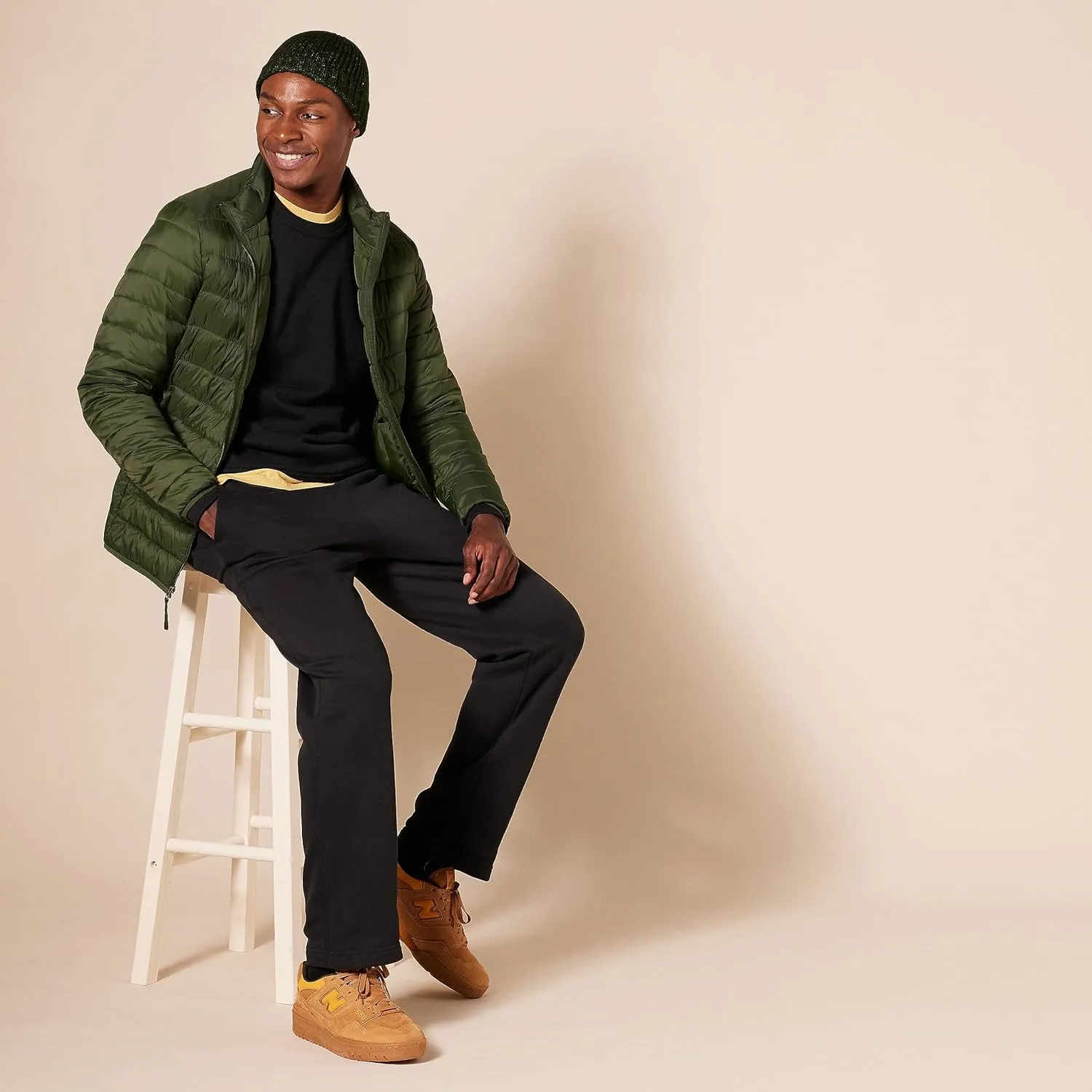 Amazon Essentials Men's Fleece Crewneck Sweatshirt (Available in Big & Tall)