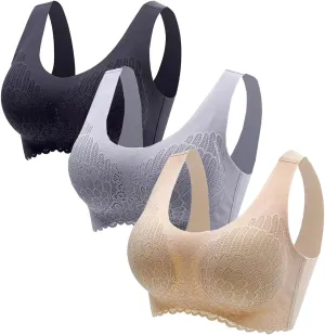 Anti Sagging Bra, Anti-Saggy Breathable Lace Large Size Bra Plus Size Bras for Women