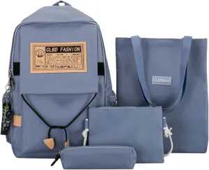 Anti Theft Backpack with Secured Zipper Lightweight Casual Comfortable Shoulder Lunch Bags Womens Work Backpack(Blue)
