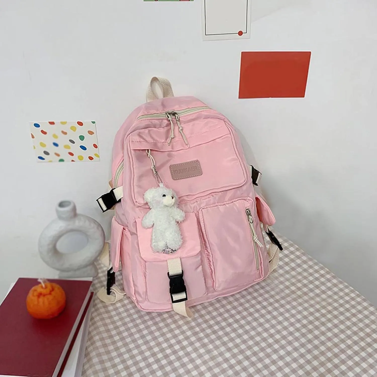 Anti Theft Backpack with Secured Zipper Waterproof Stylish Daypack Purses Shoulder Bags Back Pack Purses Women(One Size)