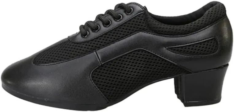 AOQUNFS Women Latin Ballroom Dance Shoes Lace-up Modern Salsa Dancing Shoes,Model KC10235