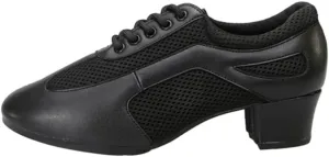 AOQUNFS Women Latin Ballroom Dance Shoes Lace-up Modern Salsa Dancing Shoes,Model KC10235