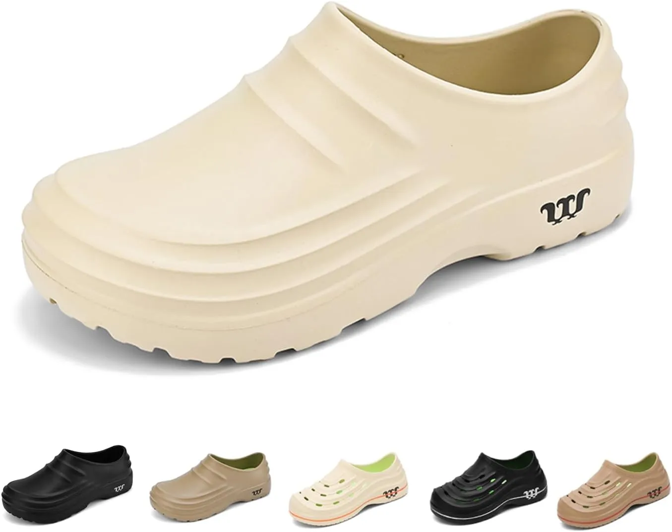 Armadillo Chef Shoes Men Women Chef Shoes for Women Men Slip On Chef Clogs for Men Slip Resistant Waterproof Work Shoes Lightweight Kitchen Nurse Shoes