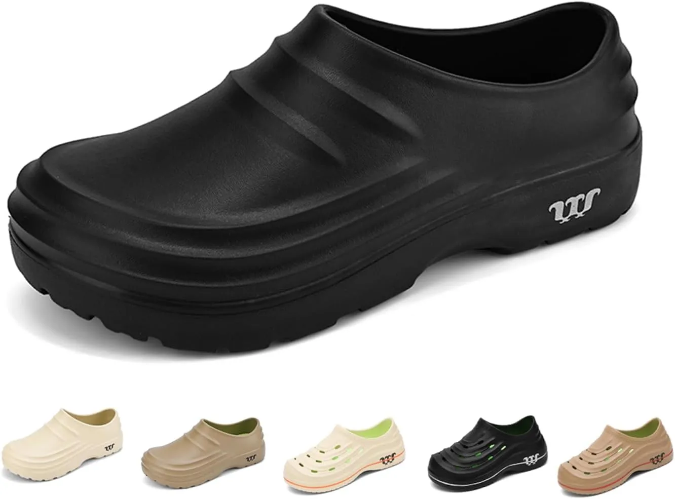 Armadillo Chef Shoes Men Women Chef Shoes for Women Men Slip On Chef Clogs for Men Slip Resistant Waterproof Work Shoes Lightweight Kitchen Nurse Shoes