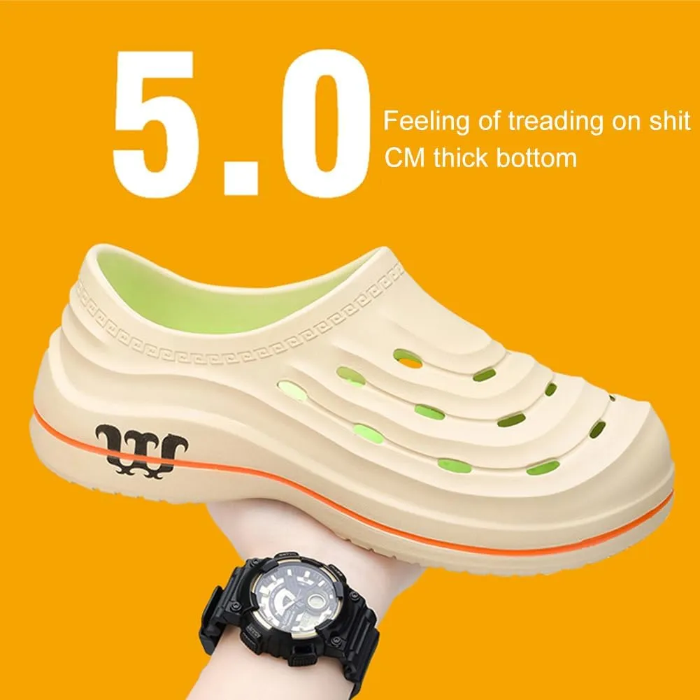 Armadillo Chef Shoes Men Women Chef Shoes for Women Men Slip On Chef Clogs for Men Slip Resistant Waterproof Work Shoes Lightweight Kitchen Nurse Shoes