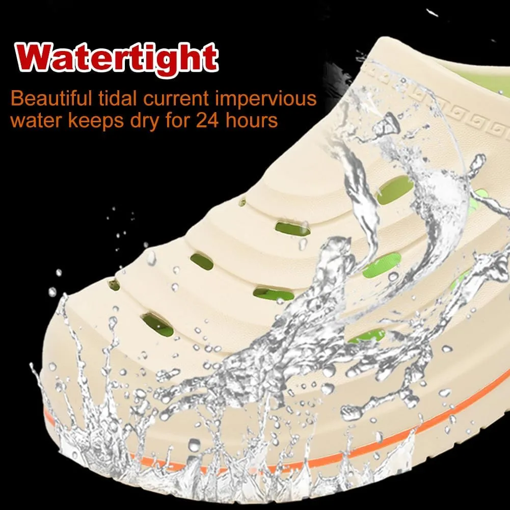 Armadillo Chef Shoes Men Women Chef Shoes for Women Men Slip On Chef Clogs for Men Slip Resistant Waterproof Work Shoes Lightweight Kitchen Nurse Shoes