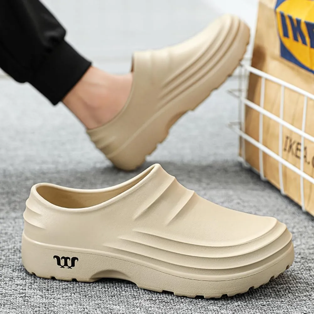Armadillo Chef Shoes Men Women Chef Shoes for Women Men Slip On Chef Clogs for Men Slip Resistant Waterproof Work Shoes Lightweight Kitchen Nurse Shoes