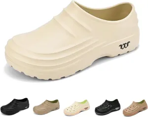 Armadillo Chef Shoes Men Women Chef Shoes for Women Men Slip On Chef Clogs for Men Slip Resistant Waterproof Work Shoes Lightweight Kitchen Nurse Shoes