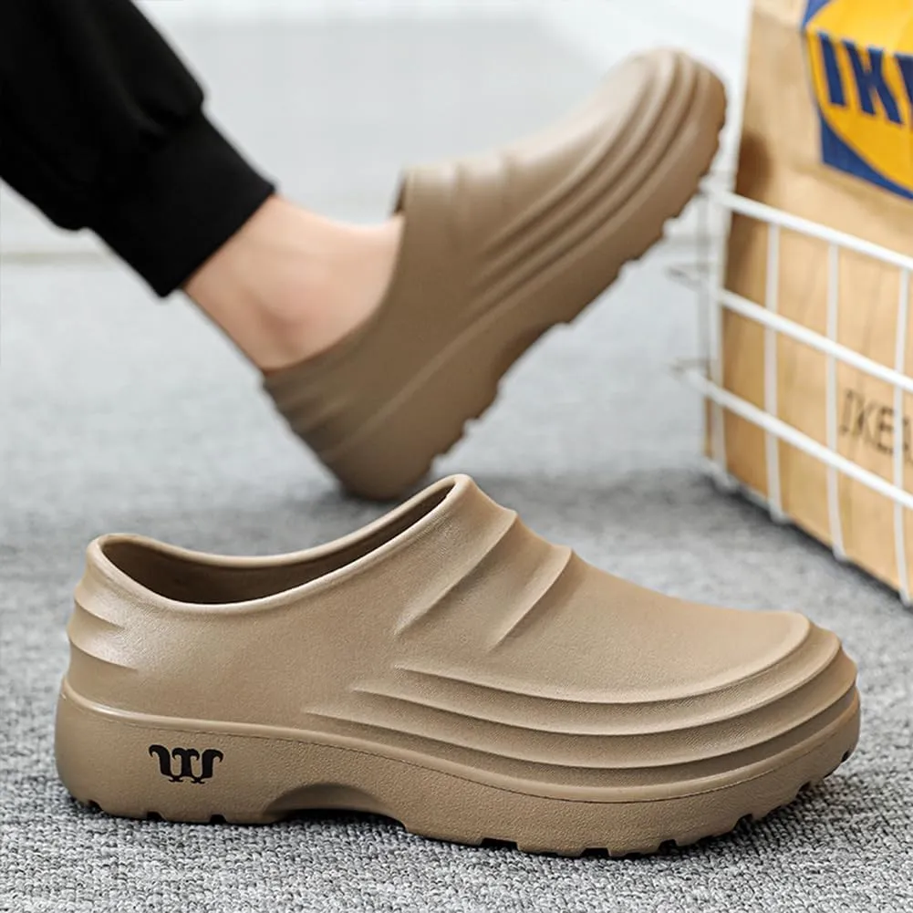 Armadillo Chef Shoes Men Women Chef Shoes for Women Men Slip On Chef Clogs for Men Slip Resistant Waterproof Work Shoes Lightweight Kitchen Nurse Shoes