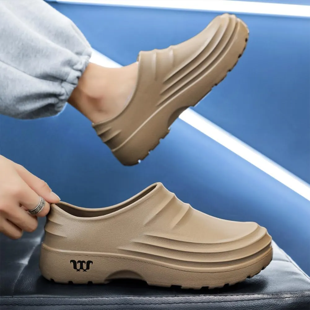 Armadillo Chef Shoes Men Women Chef Shoes for Women Men Slip On Chef Clogs for Men Slip Resistant Waterproof Work Shoes Lightweight Kitchen Nurse Shoes