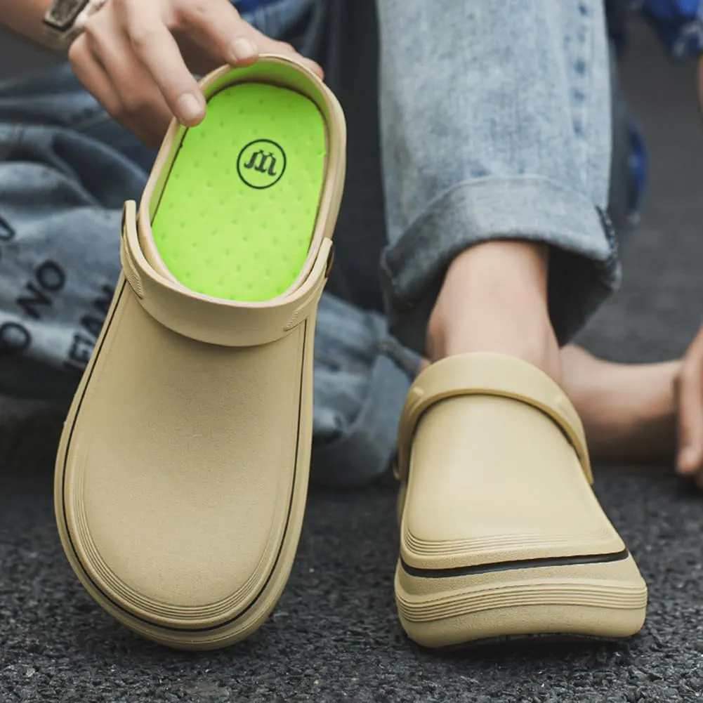 Armadillo Chef Shoes Men Women Chef Shoes for Women Men Slip On Chef Clogs for Men Slip Resistant Waterproof Work Shoes Lightweight Kitchen Nurse Shoes