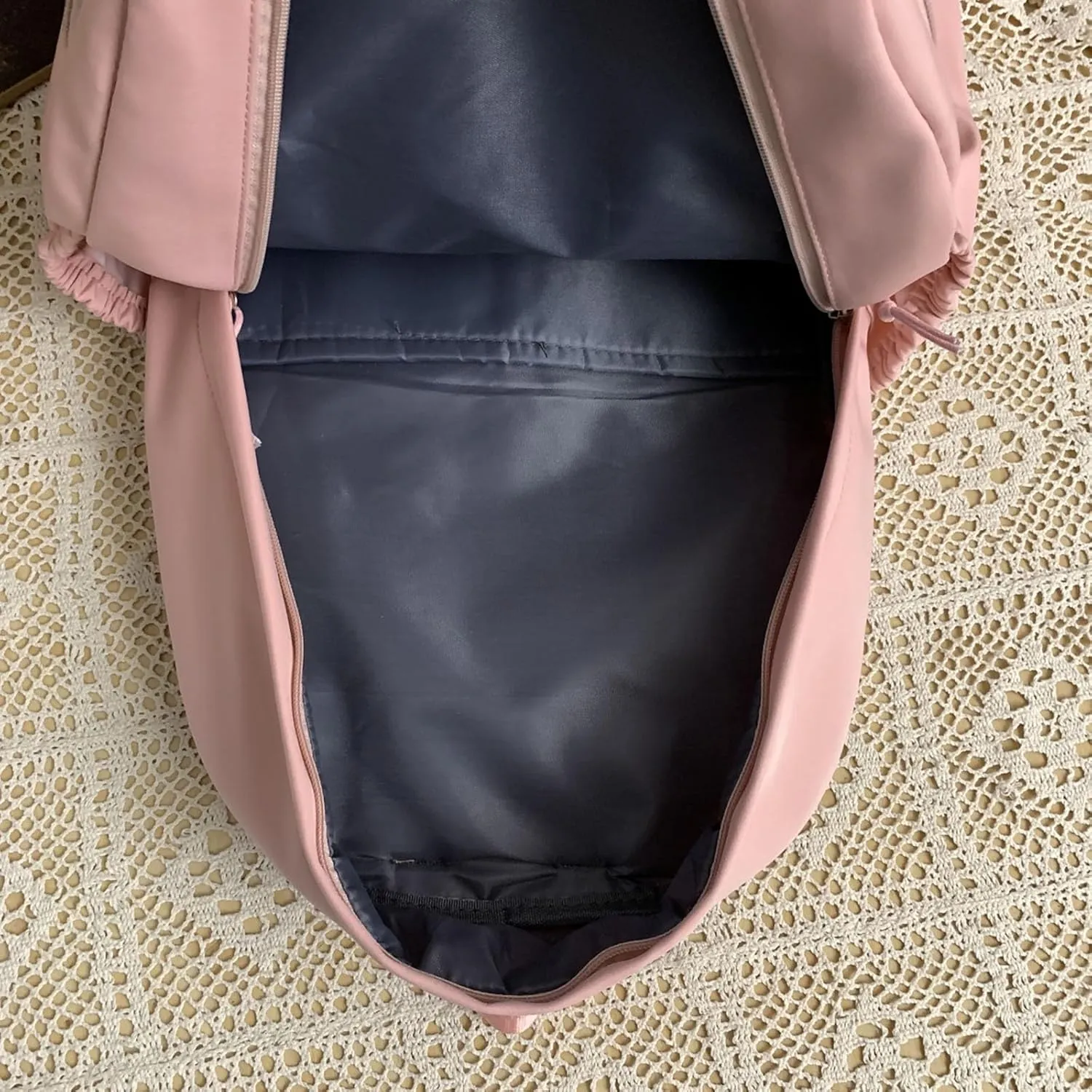 Backpack Purse for Women Medium Size Cute Bookbags for College School Travel Fashion Bags for Travel Work Gift(Black)