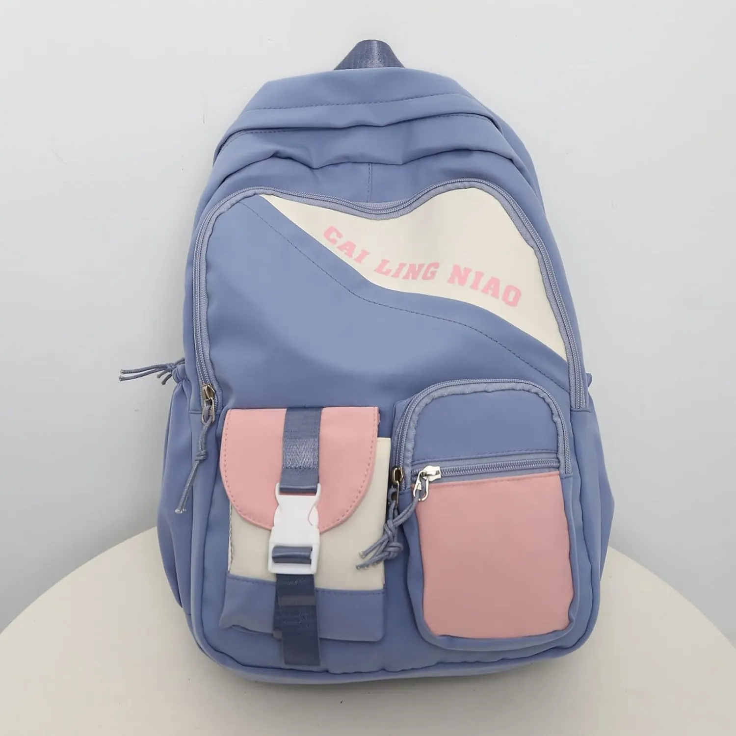 Backpack Purse for Women Medium Size Cute Bookbags for College School Travel Fashion Bags for Travel Work Gift(Blue)