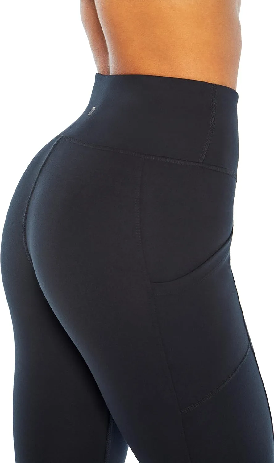Balance Collection Women's Crescent Tummy Control Pocket Legging