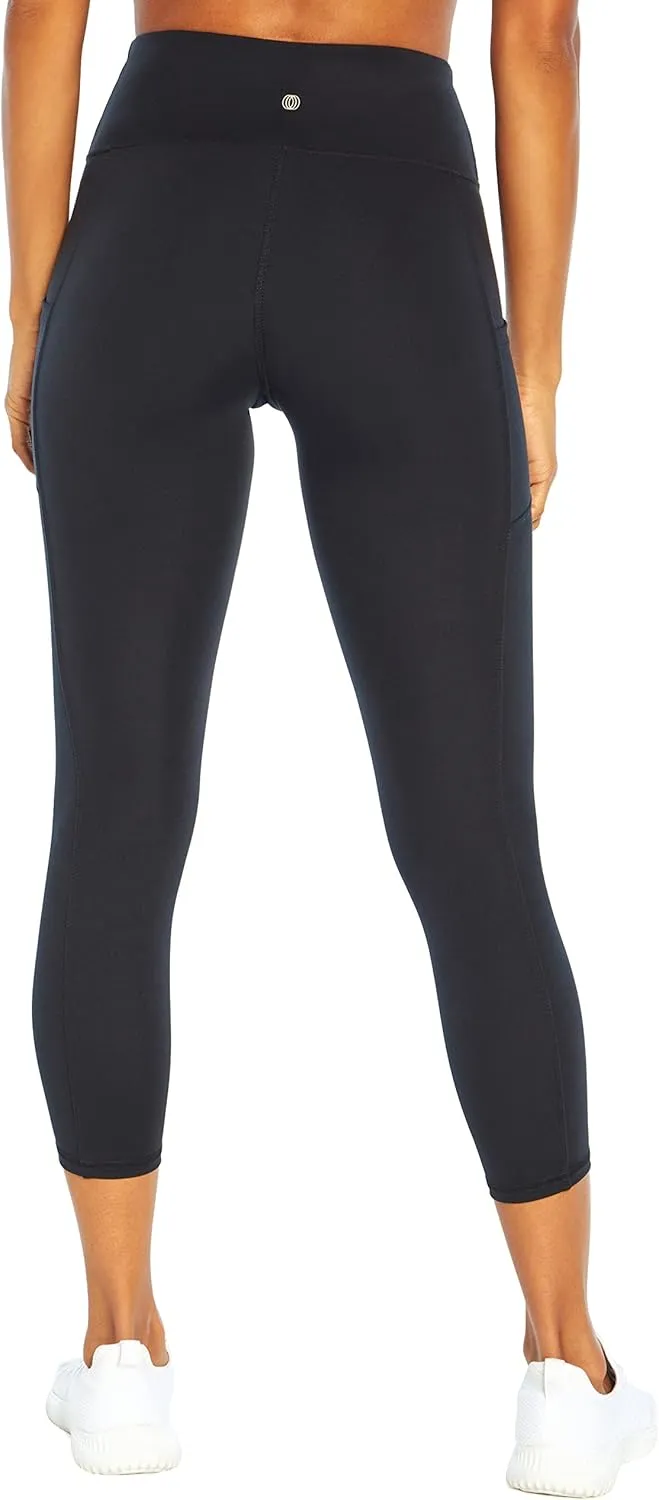 Balance Collection Women's Crescent Tummy Control Pocket Legging