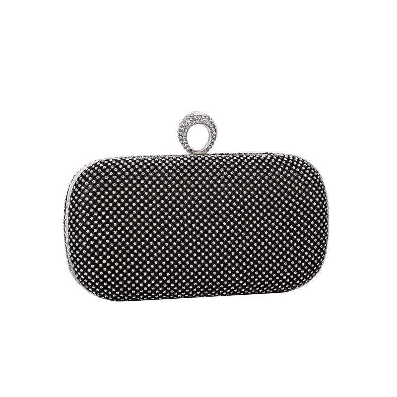 Beads Evening Handbags with Rhinestones