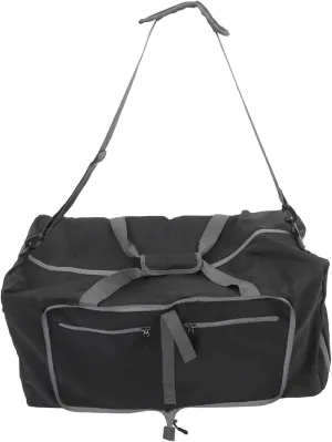 Beaupretty Travel Duffel Bag Foldable Heavy Duty Overnight Bag with Shoulder Strap Capacity Versatile Gym Sports Use Compact Storage for Weekend Trips Airline Luggage