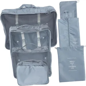 BESTYASH Travel Luggage Organizers Set 7pcs Packing Cubes Compact Storage for Suitcases
