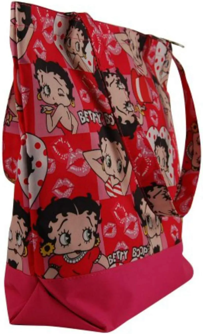 Betty Boop Women's Tote or Duffle Bag Fashion Shoulder or Crossbody Duffle Weekender Bag