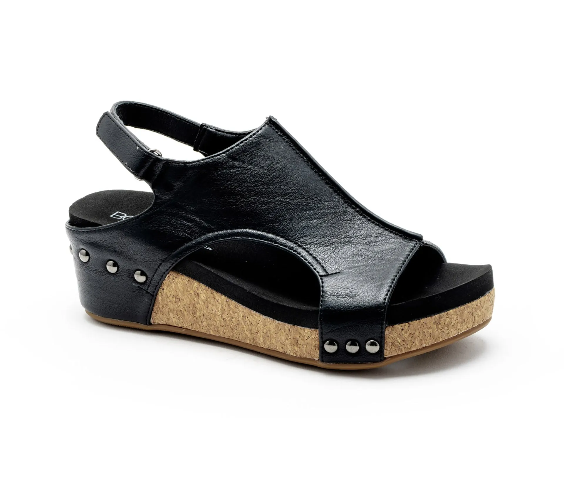 Black Smooth Low Profile Wedge