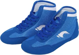 Boxing Shoes for Kids Sports Training Shoes Men's Wrestling Shoes Boys Girls High Top Boots Competition Fitness